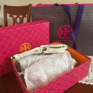 Authentic Tory Burch Seaside Suede Espadrille Loafers Size 10